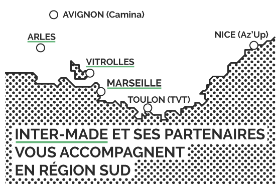 Carte des implantations